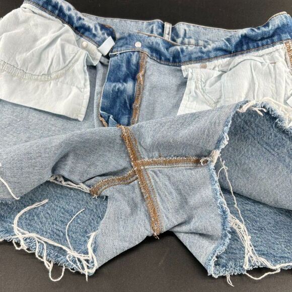 LOFT-Made And Loved Wm's Sz 28/6 Lt Blu Wash 5 Pkt Shorts 99%Cotton & 1%Elastin - Picture 7 of 10